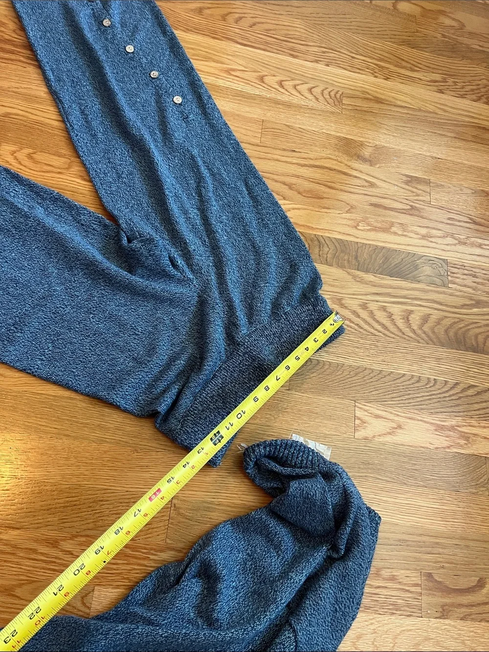 Free People Button Up Sweater Set in Blue Sea Combo Size XS